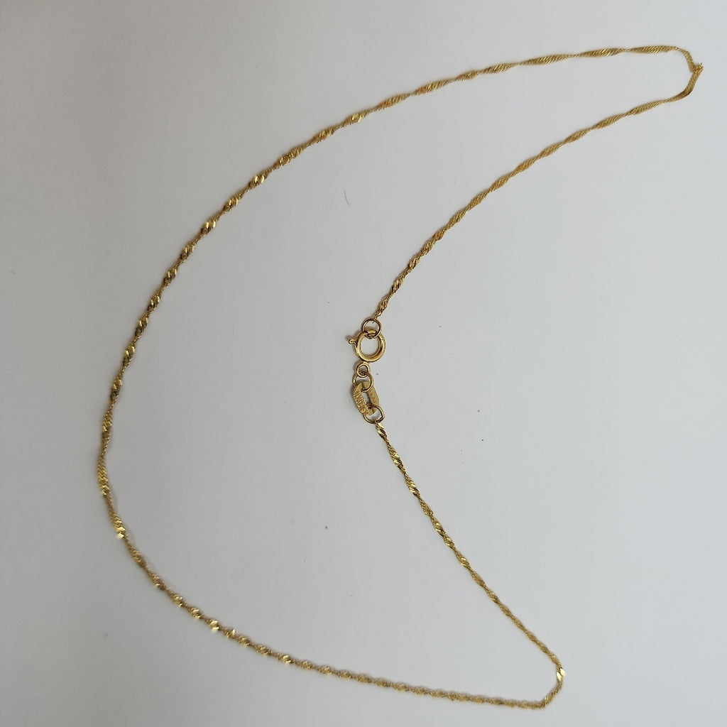 CADENA ORO 10 K 0.9 GRMS (SEMINUEVO)