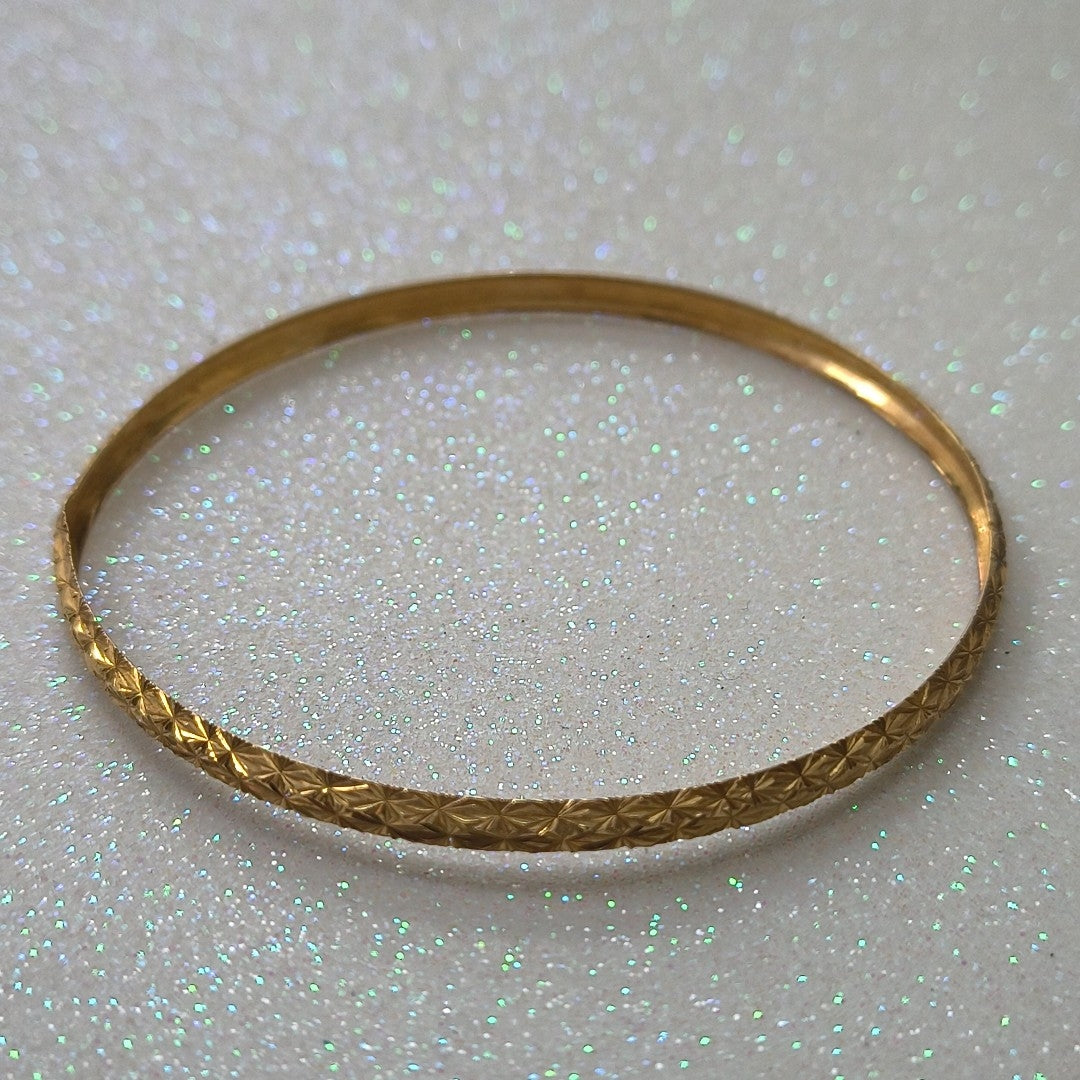 PULSERA RIGIDA ORO 10 K 4,20 GRMS (SEMINUEVO)