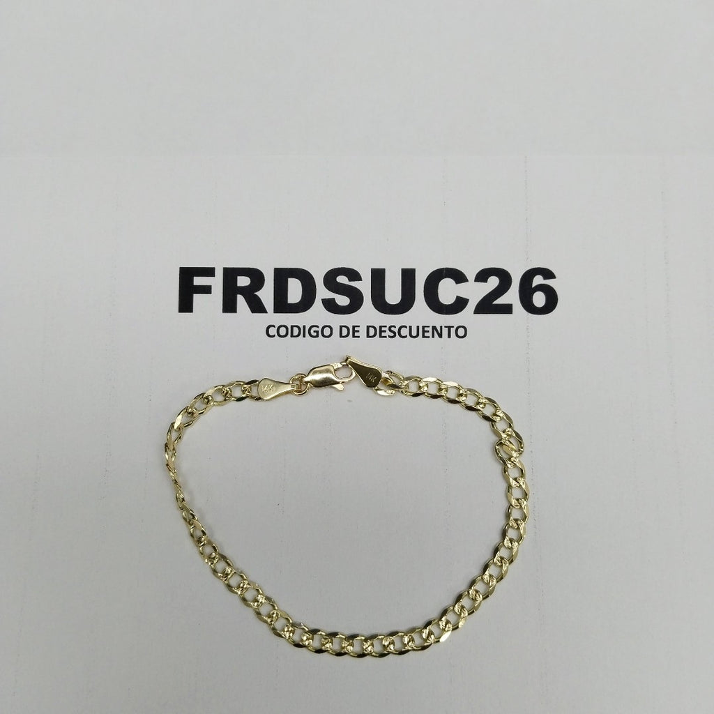 PULSERAS BARBADA ORO 14K 18 CM 4.7 GR (NUEVO)