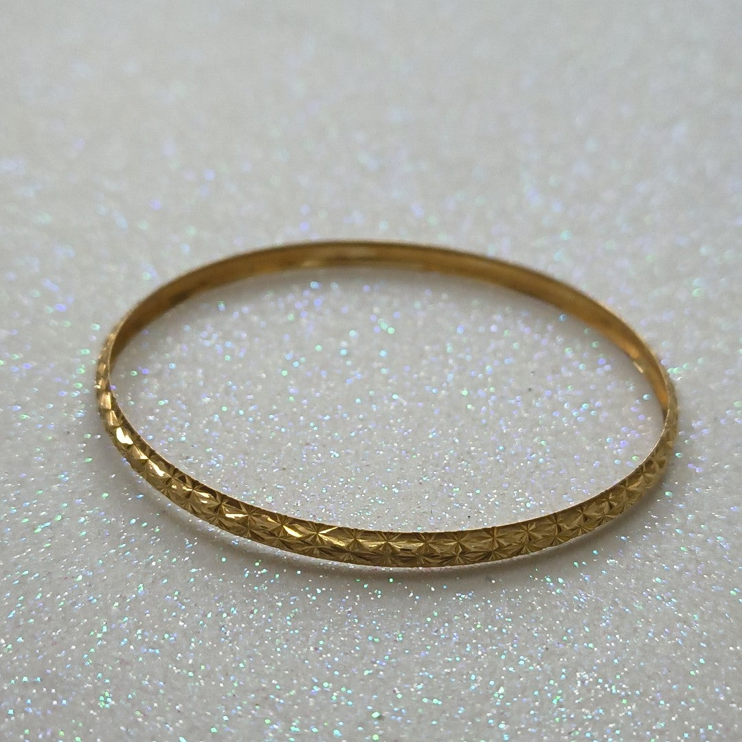 PULSERA RIGIDA ORO 10 K 4,40 GRMS (SEMINUEVO)