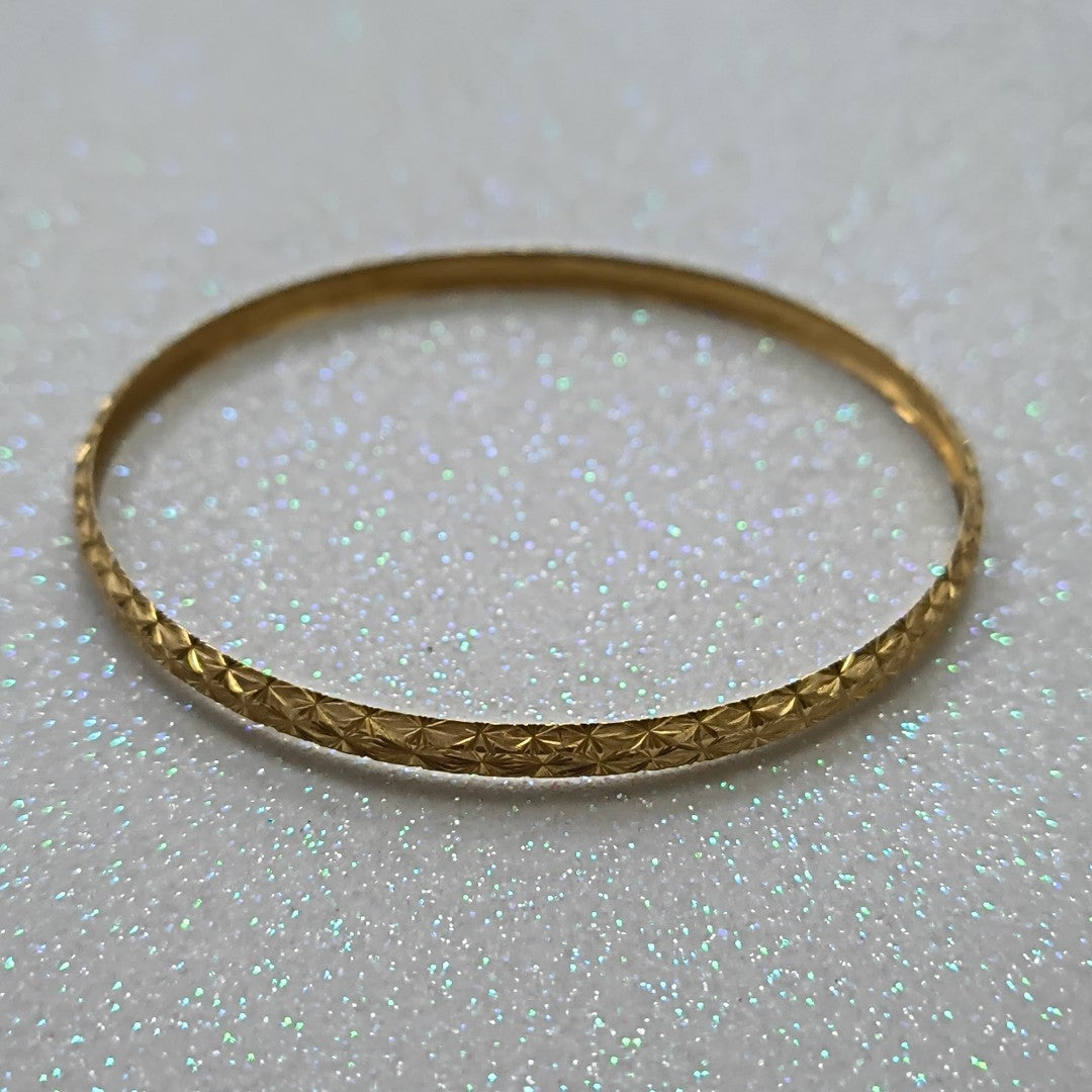 PULSERA RIGIDA ORO 10 K 5,00 GRMS (SEMINUEVO)