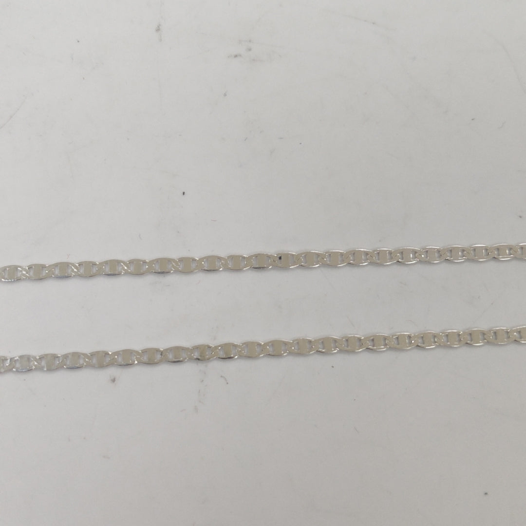 CADENA TEJIDO ESPEJO PLATA .925 60 CM 4.3 GR (NUEVO)