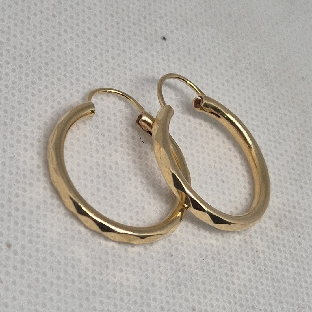 ARRACADAS PAR ORO 14 K 2.9 GRMS (SEMINUEVO)