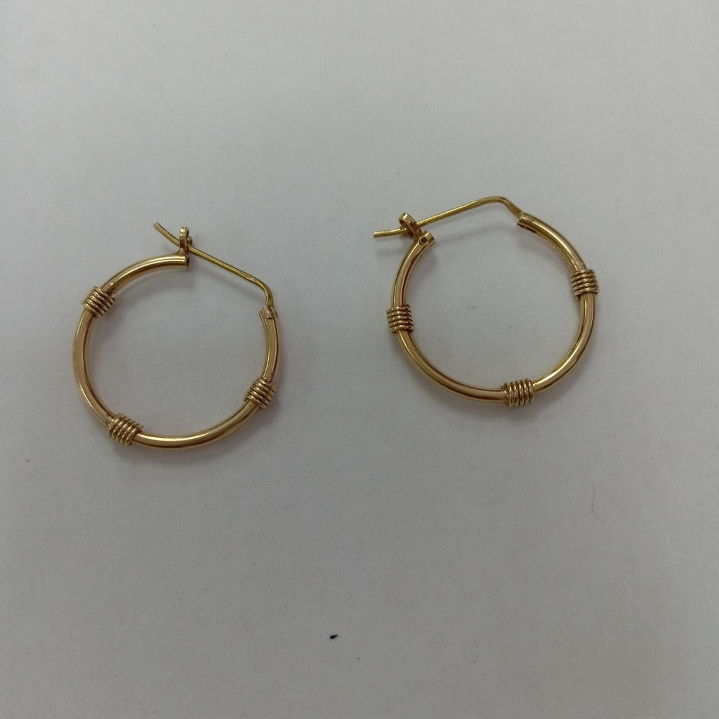 ARRACADAS PAR ORO 14 K 2.3 GRMS (SEMINUEVO)