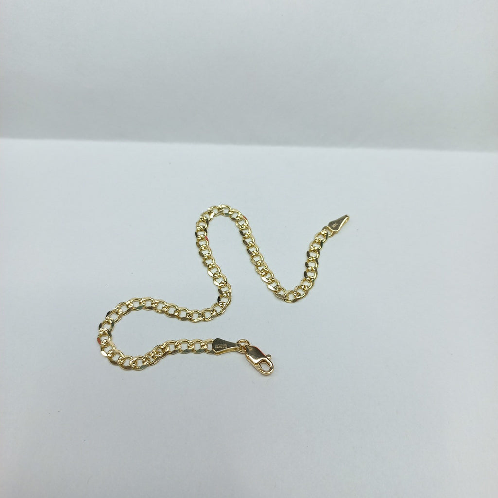 PULSERAS BARBADA ORO 14K 21 CM 5.2 GR (NUEVO)