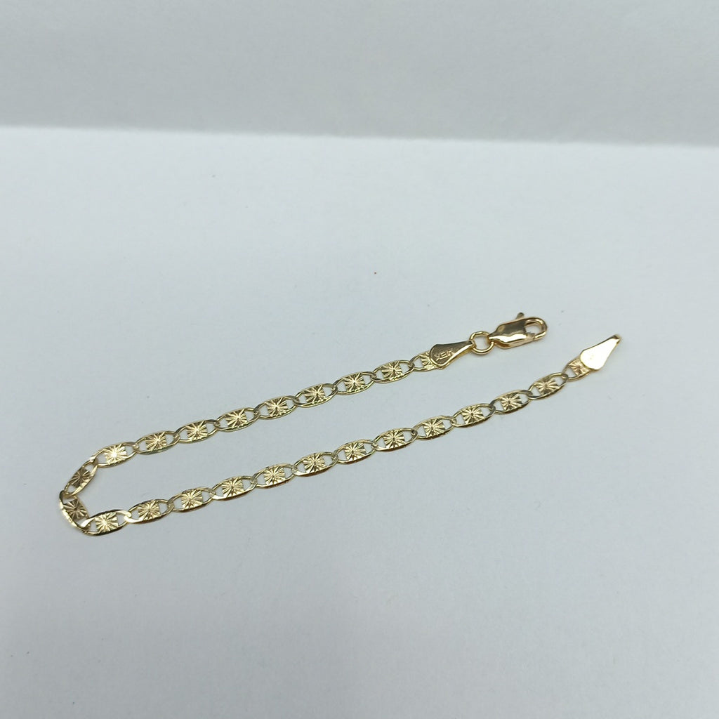 PULSERAS GUCHI ORO 14K 18 CM 2.8 GR (NUEVO)