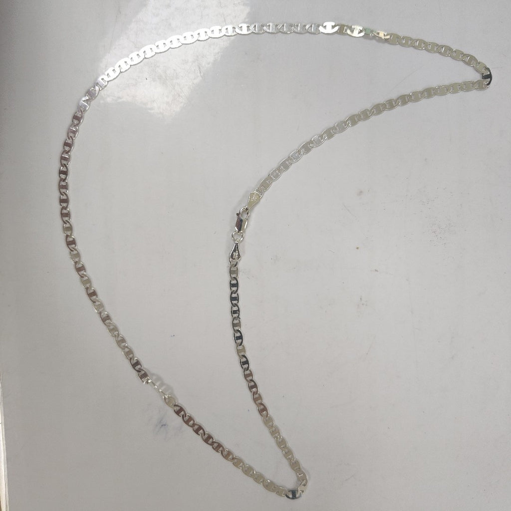 CADENA TEJIDO GUCHI PLATA .925 55 CM 8.7 GR (NUEVO)