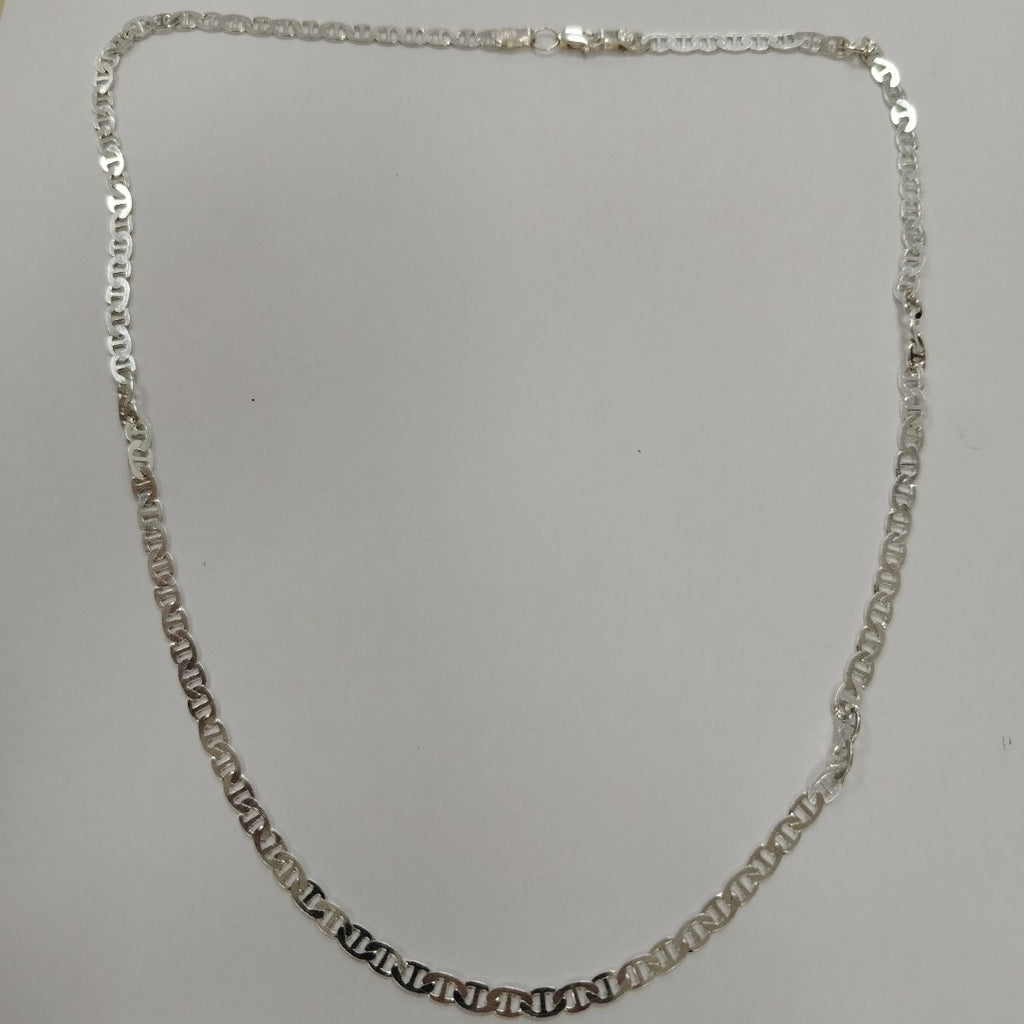 CADENA TEJIDO GUCHI PLATA .925 55 CM 12.2 GR (NUEVO)
