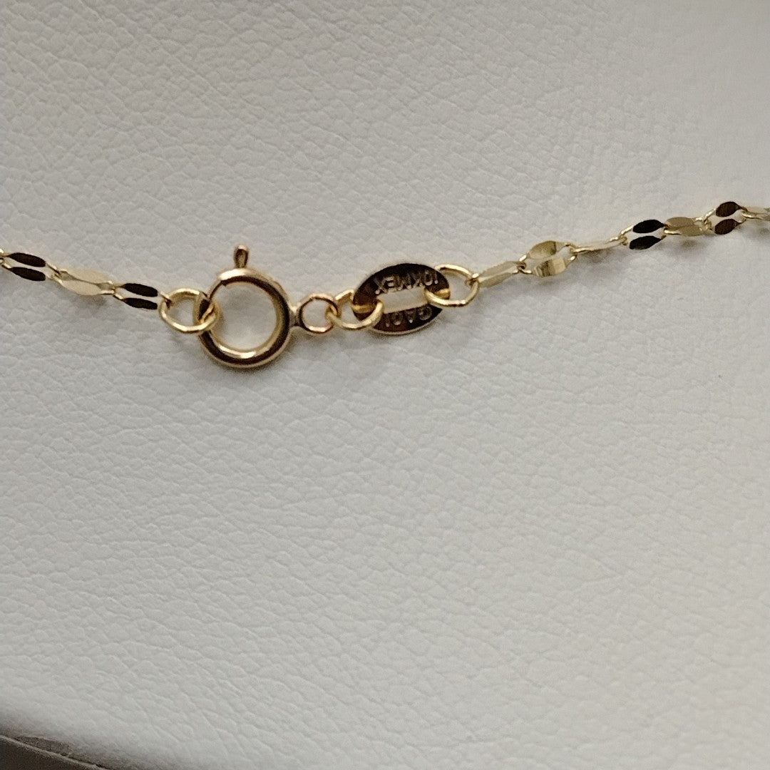 CADENAS TEJIDO ESPECIAL ORO 10K 40 A 45 CM 1 GR (NUEVO)