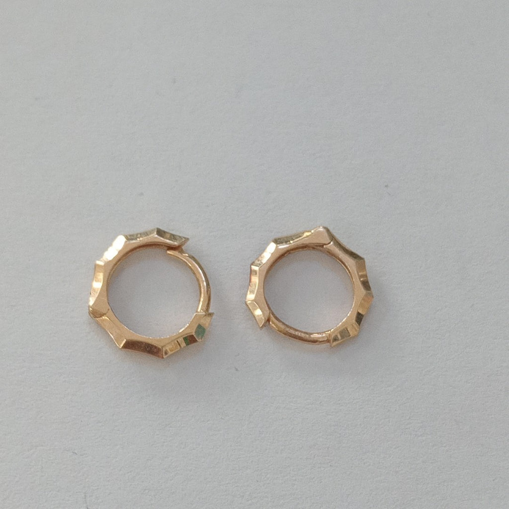 ARRACADAS PAR ORO 14 K 0,70 GRMS (SEMINUEVO)
