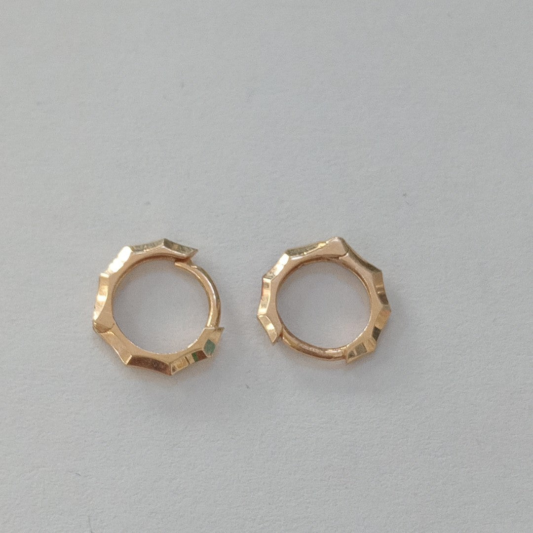 ARRACADAS PAR ORO 14 K 0,70 GRMS (SEMINUEVO)