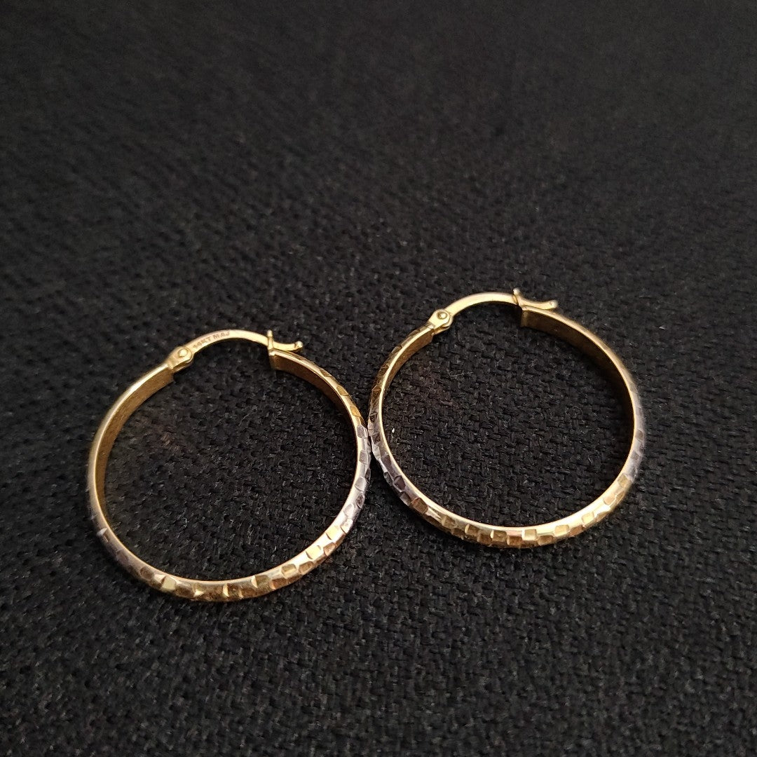 ARRACADAS PAR ORO 14 K 2.6 GRMS (SEMINUEVO)