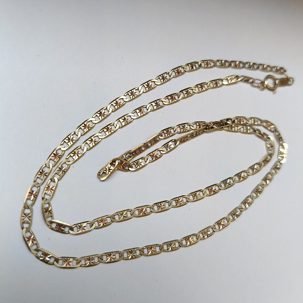 CADENA ORO COMBINADO 10 K 4.4 GRMS (SEMINUEVO)