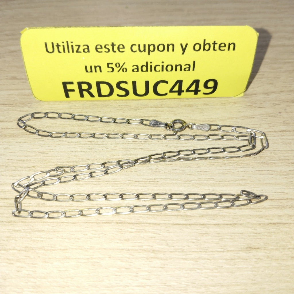 CADENA PLATA 3.6 GRMS (SEMINUEVO)