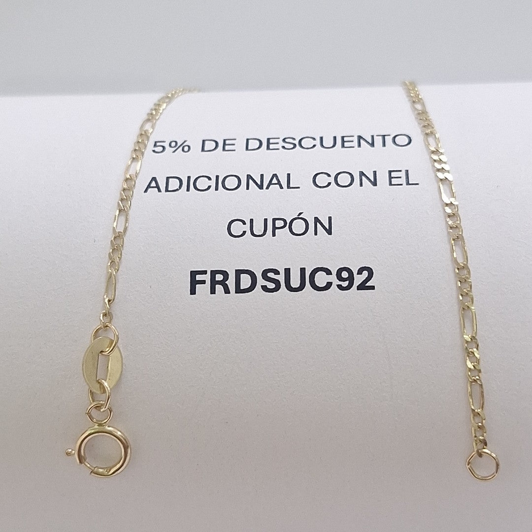 PULSERAS TEJIDO 3X1 ORO 14K 16 CM 0.9 GR (NUEVO)