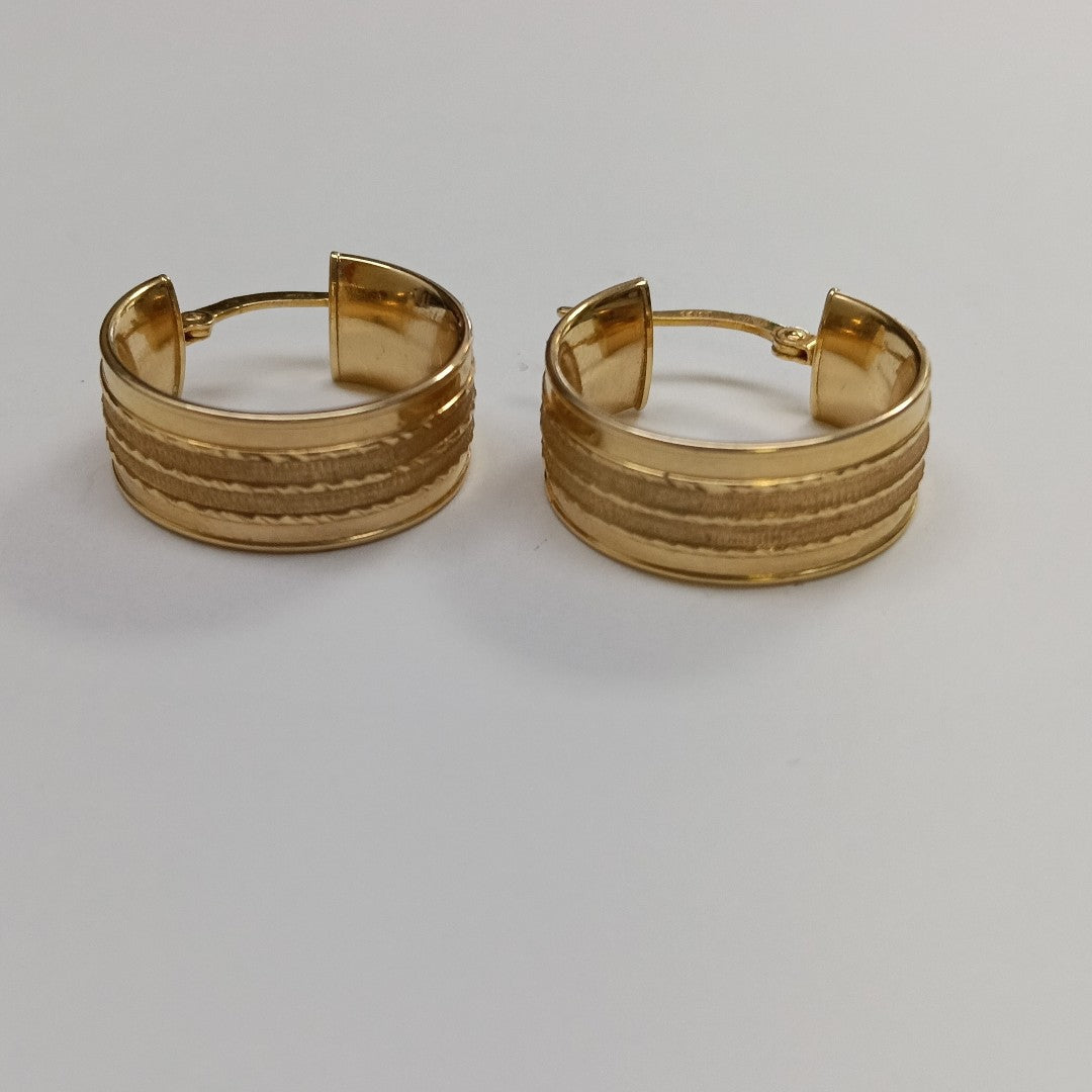 ARRACADAS PAR ORO 14 K 3.2 GRMS (SEMINUEVO)