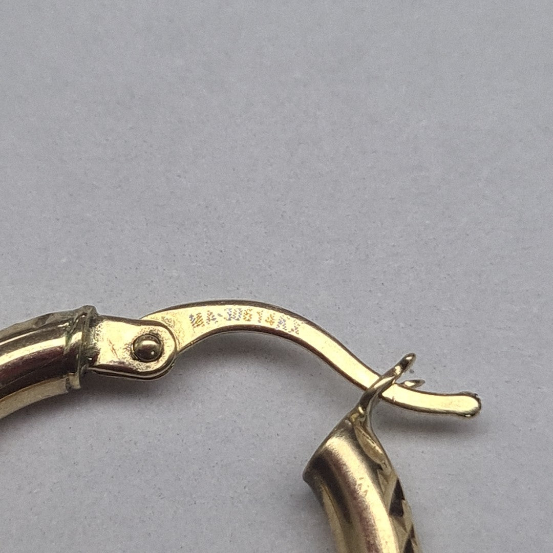 ARRACADAS PAR ORO 14 K 4,00 GRMS (SEMINUEVO)