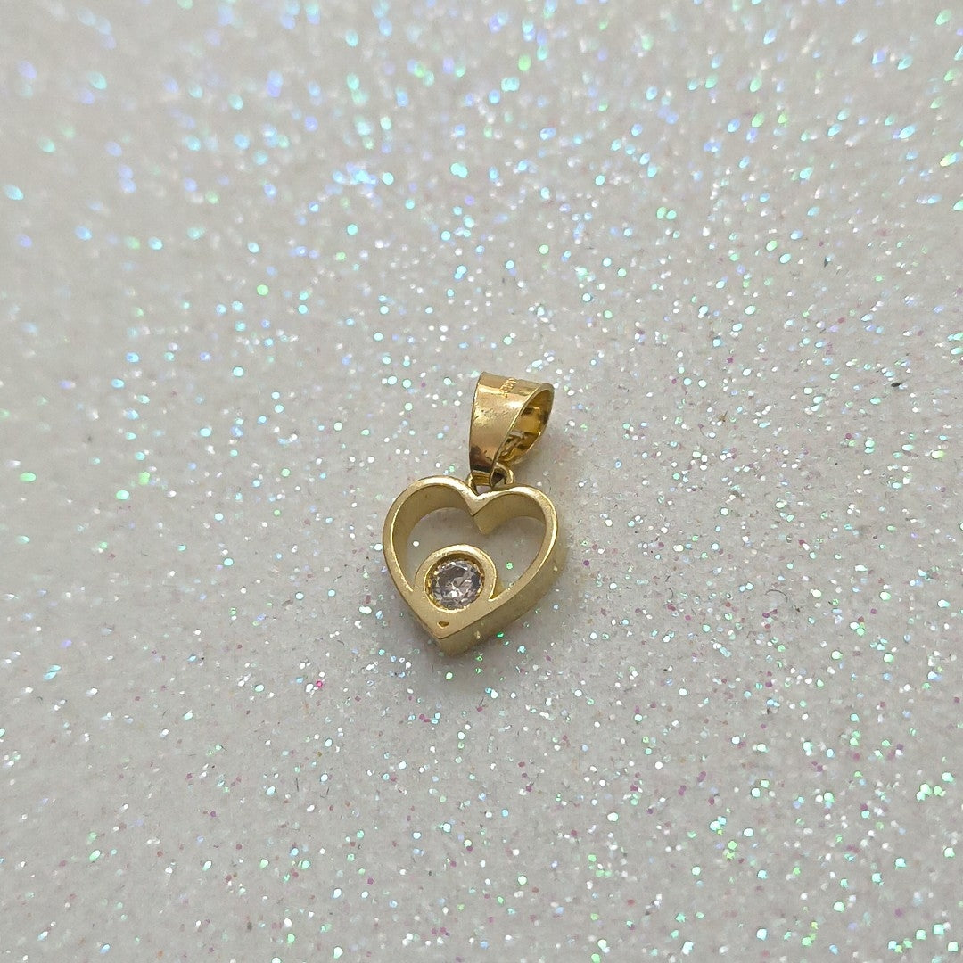 DIJES CORAZON ORO 10K 1 GR (NUEVO)