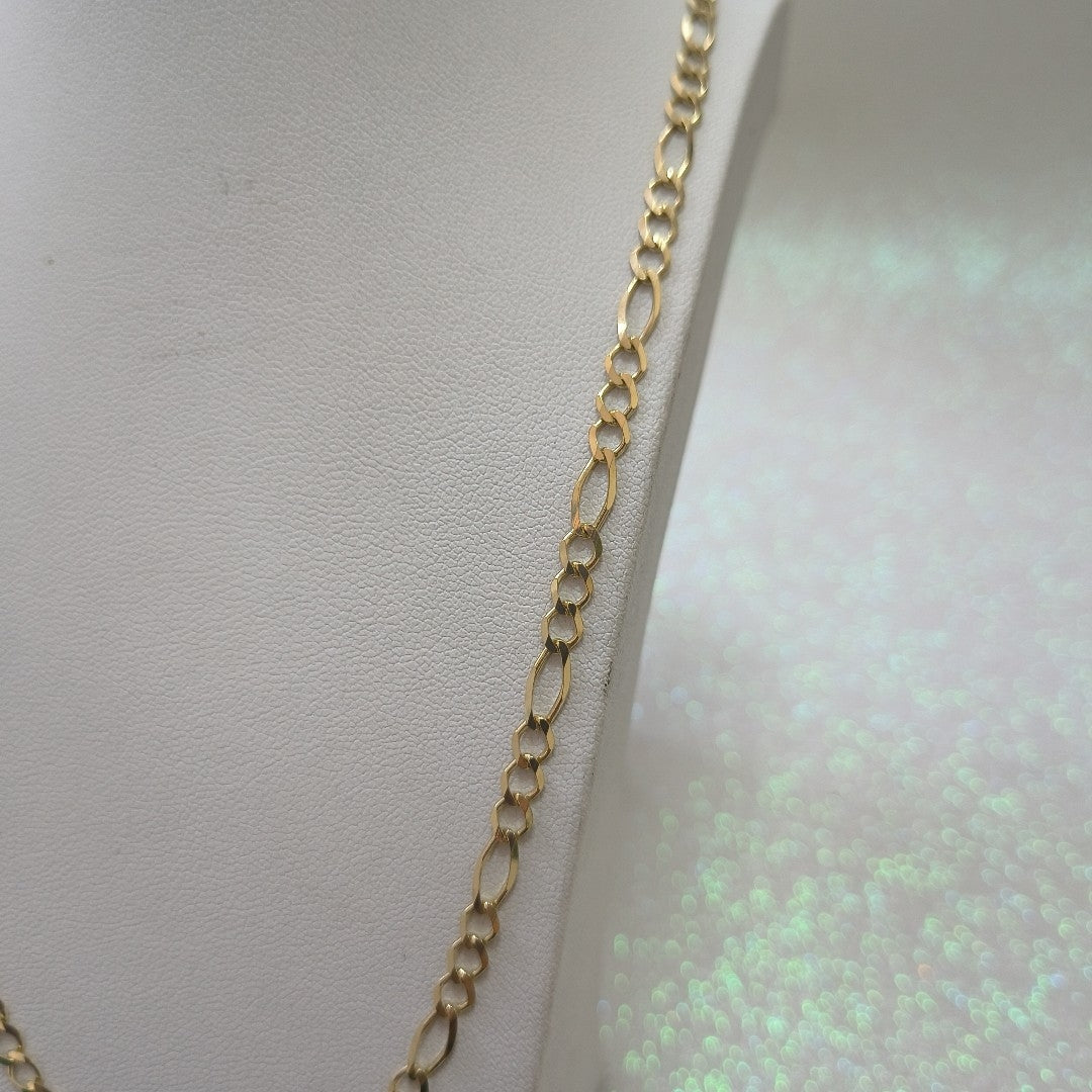 CADENAS TEJIDO 3X1 ORO 10K 55 CM 6.3 GR (NUEVO)