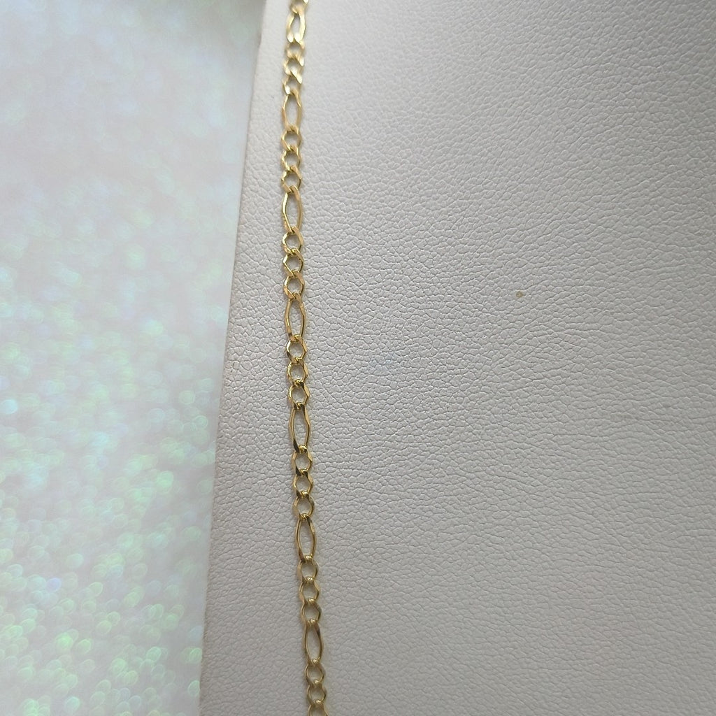 CADENAS TEJIDO 3X1 ORO 10K 50 CM 2.8 GR (NUEVO)