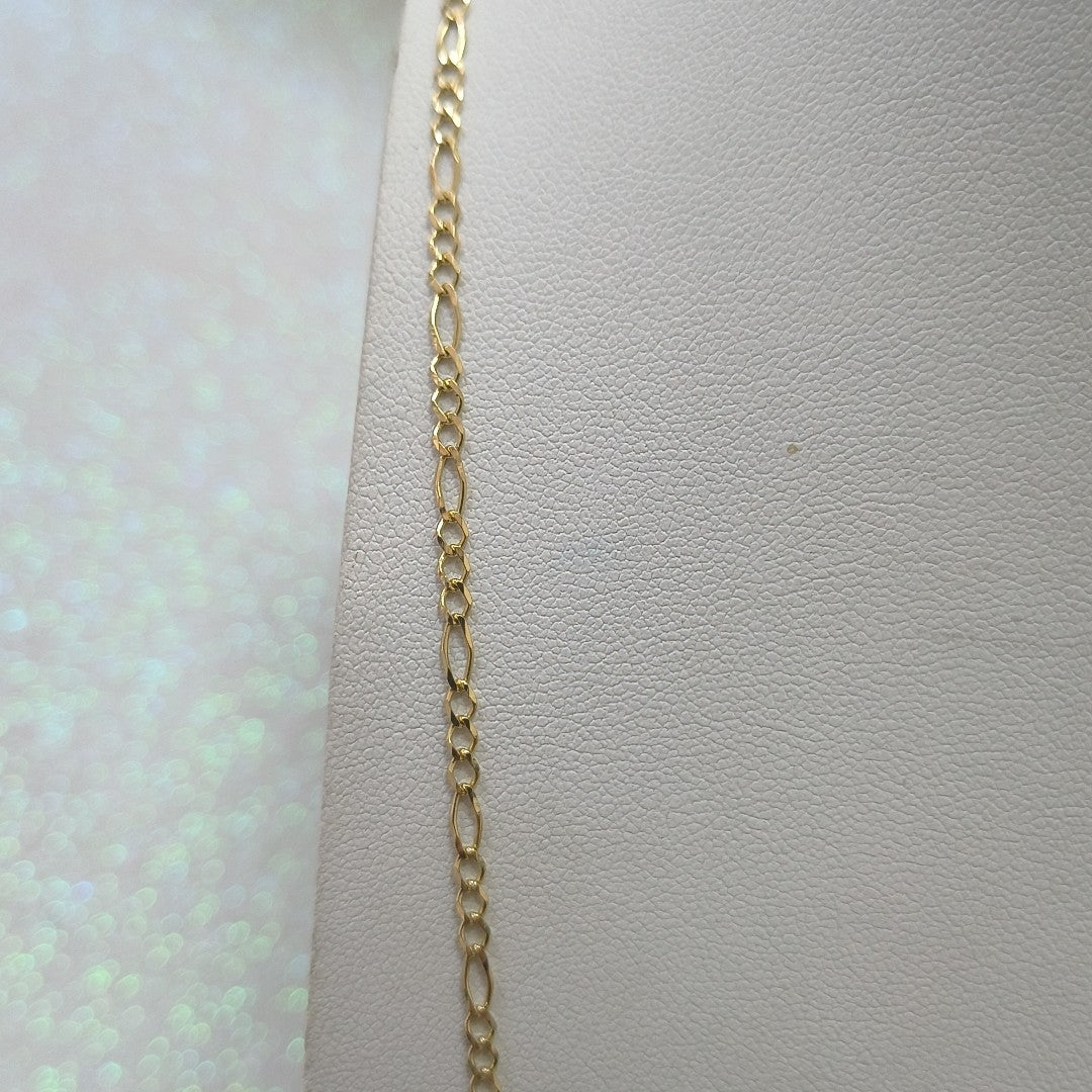 CADENAS TEJIDO 3X1 ORO 10K 50 CM 2.8 GR (NUEVO)