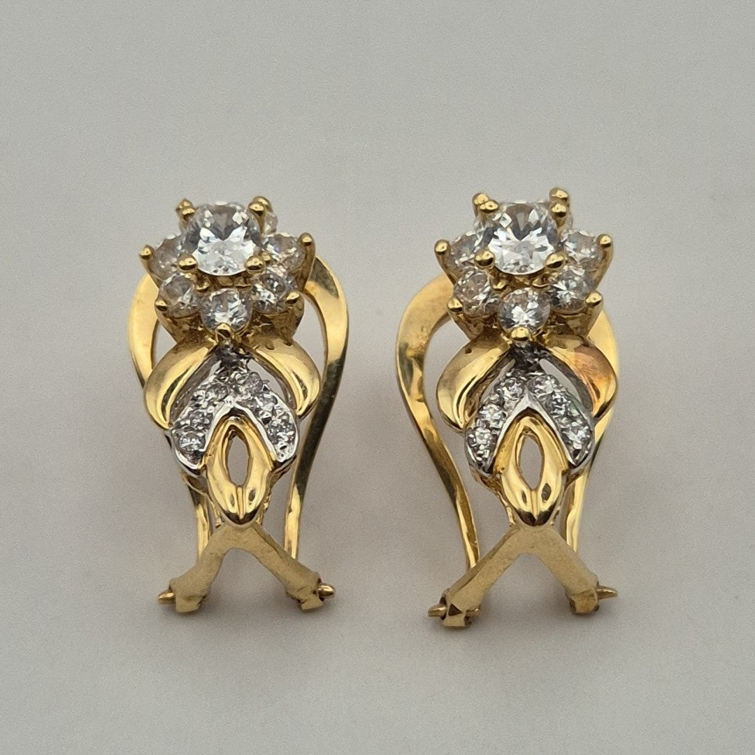 ARETES PAR ORO 14 K 5,10 GRMS (SEMINUEVO)