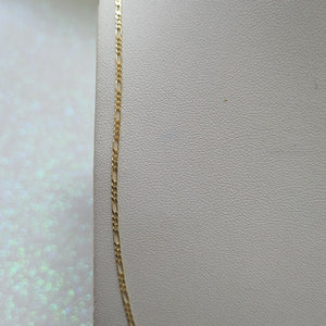 CADENAS TEJIDO 3X1 ORO 14K 55 CM 2.4 GR (NUEVO)