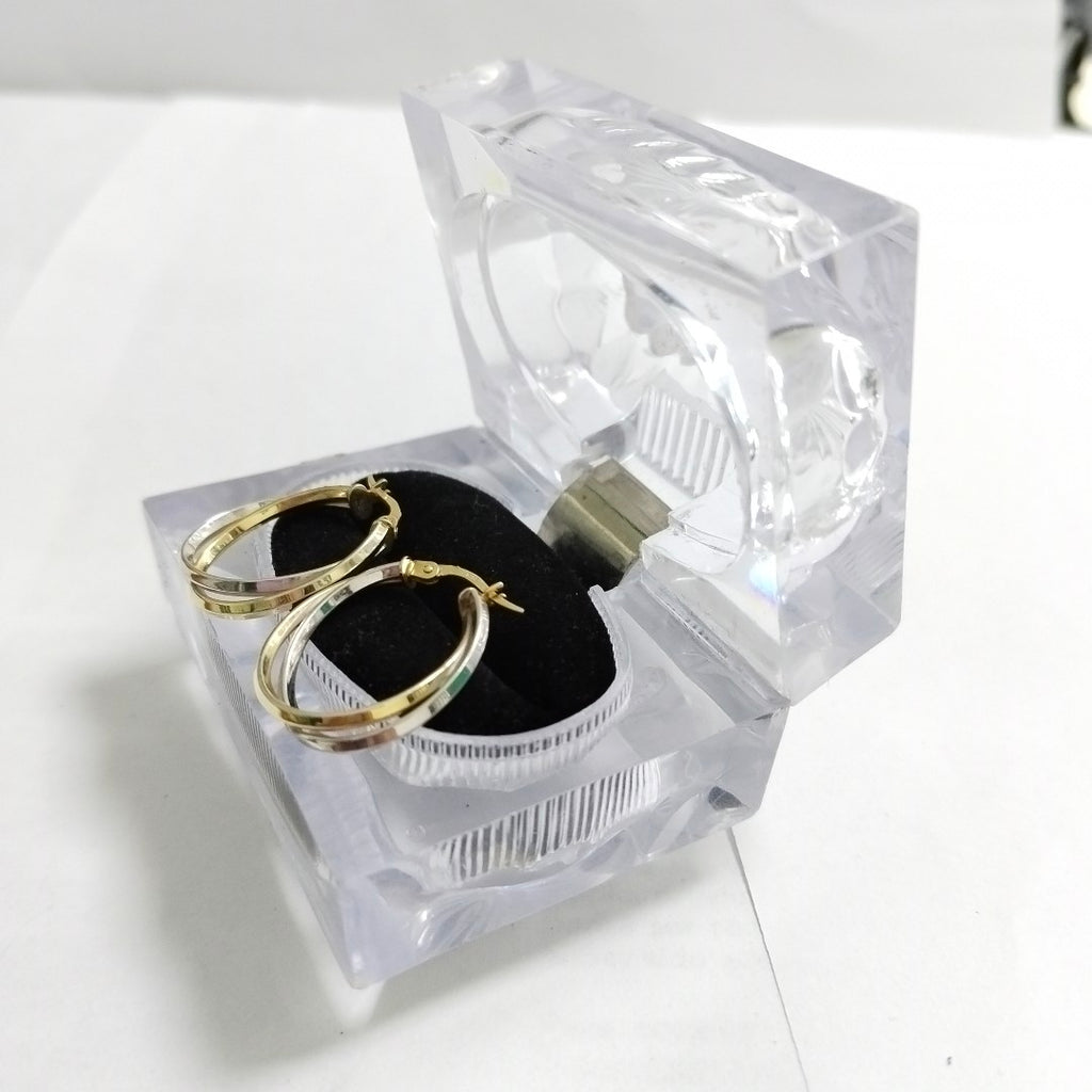 ARRACADAS PAR ORO 14 K 1.9 GRMS (SEMINUEVO)