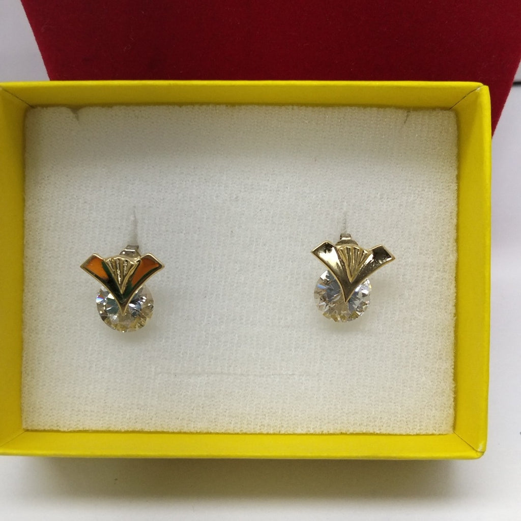 ARETES PAR ORO 14 K 5,60 GRMS (SEMINUEVO)