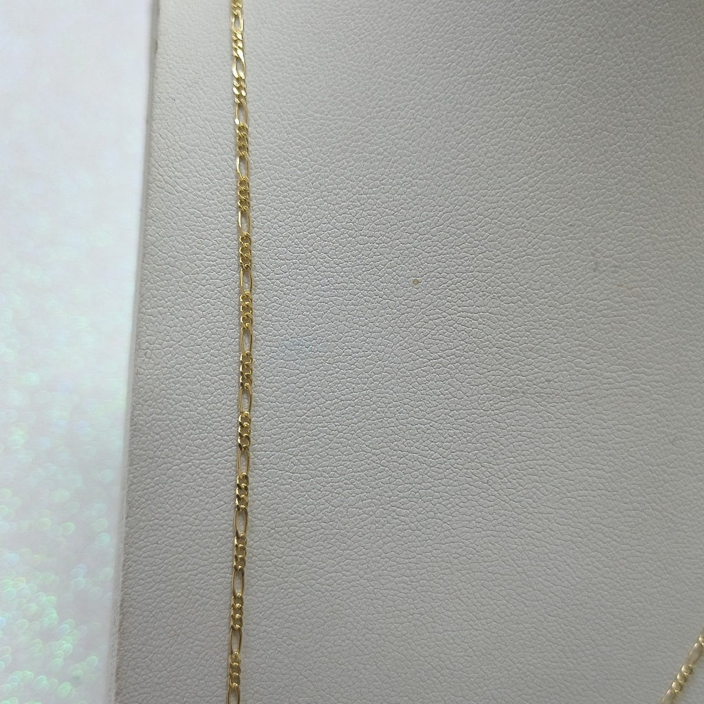 CADENAS TEJIDO 3X1 ORO 14K 55 CM 2.7 GR (NUEVO)