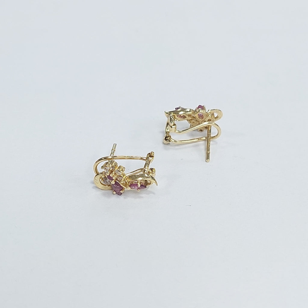 ARETES PAR ORO 14 K 2.8 GRMS (SEMINUEVO)