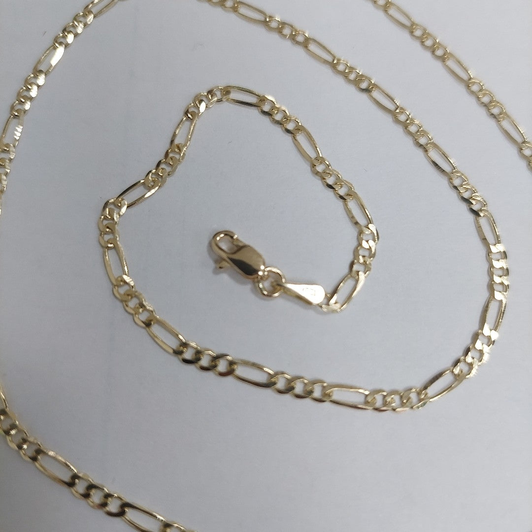 CADENAS 3X1 ORO 14K 55 CM 4.6 GR (NUEVO)