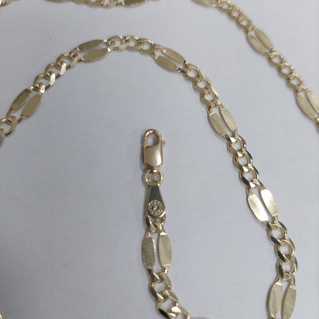 CADENAS TEJIDO ESPECIAL ORO 10K 55 CM 10.9 GR (NUEVO)