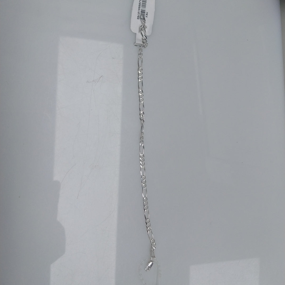 PULSERA TEJIDO 3X1 PLATA .925 18 CM 2.8 GR (NUEVO)