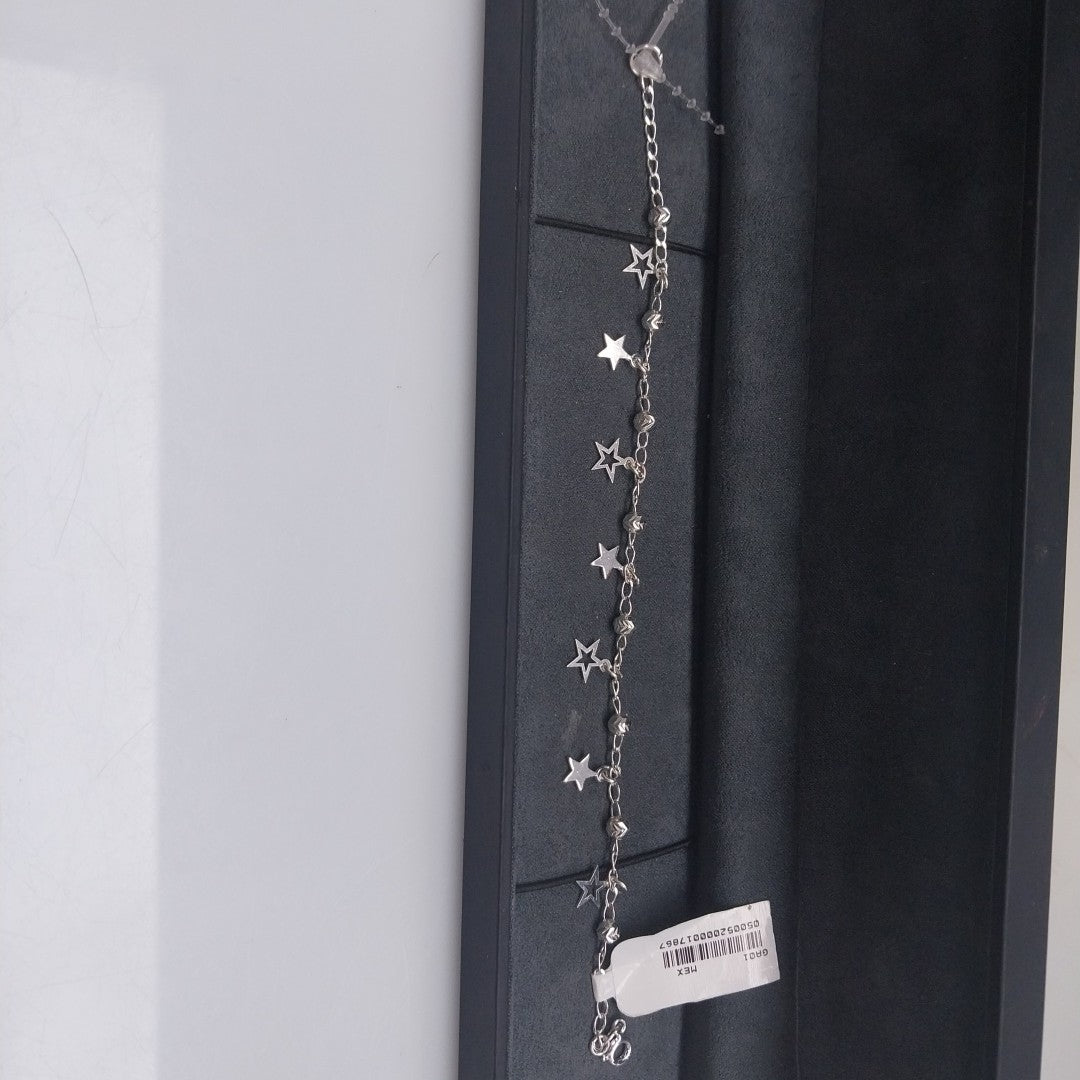 PULSERA TEJIDO ESPECIAL PLATA .925 18 CM 3.1 GR (NUEVO)