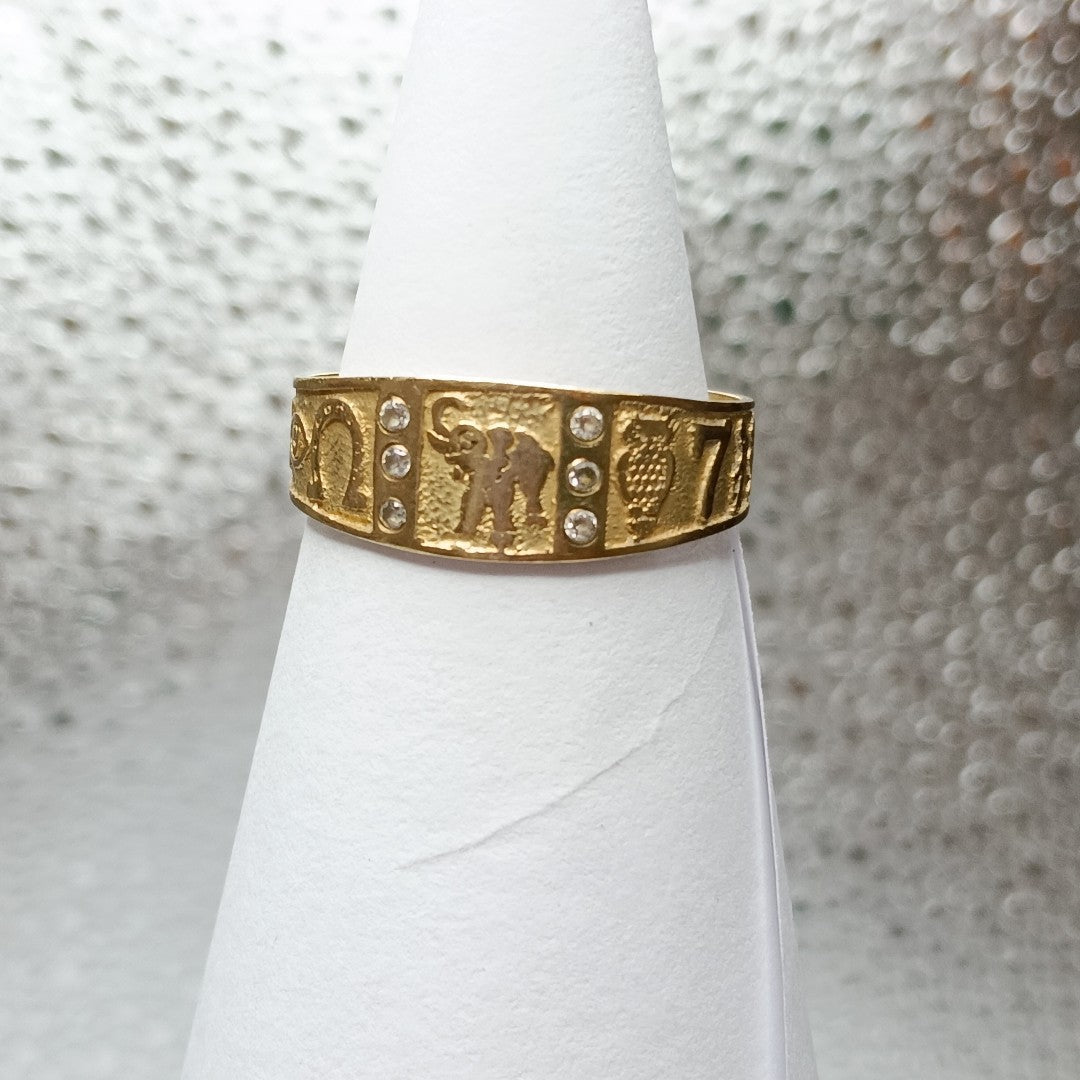 ANILLO ORO 10 K 3.7 GRMS (SEMINUEVO)
