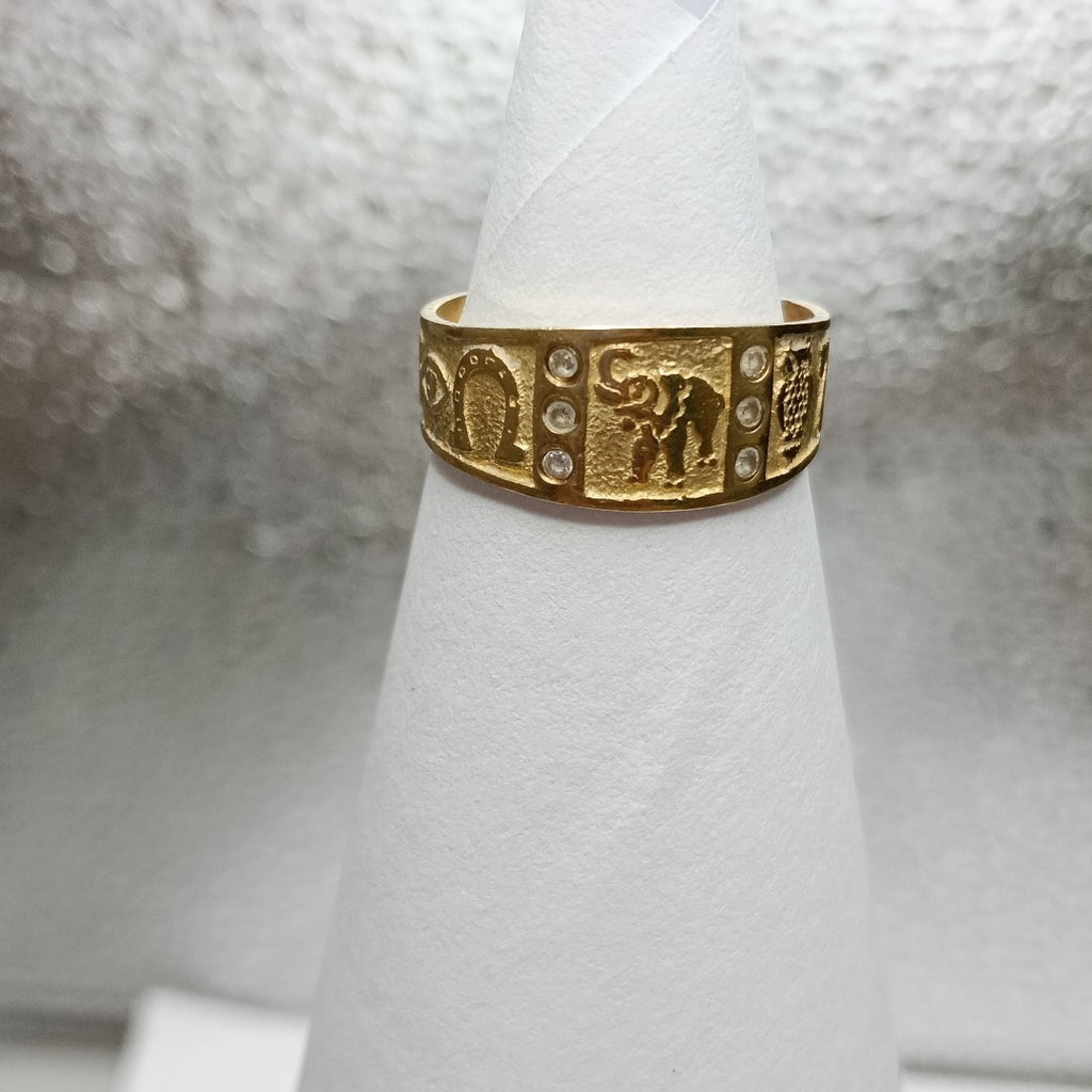 ANILLO ORO 10 K 3.1 GRMS (SEMINUEVO)