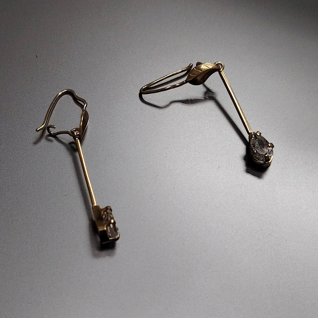 ARETES PAR ORO 14 K 2,80 GRMS (SEMINUEVO)