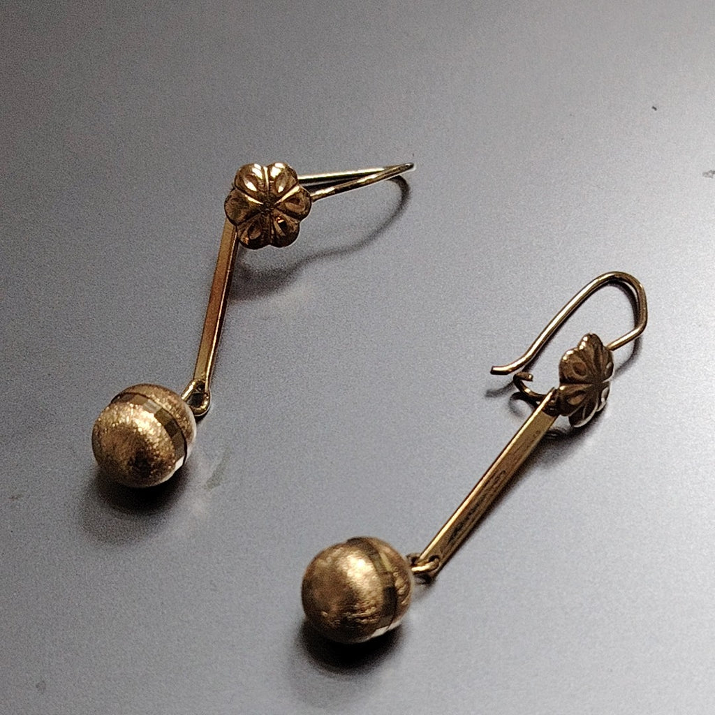 ARETES PAR ORO 14 K 3,50 GRMS (SEMINUEVO)