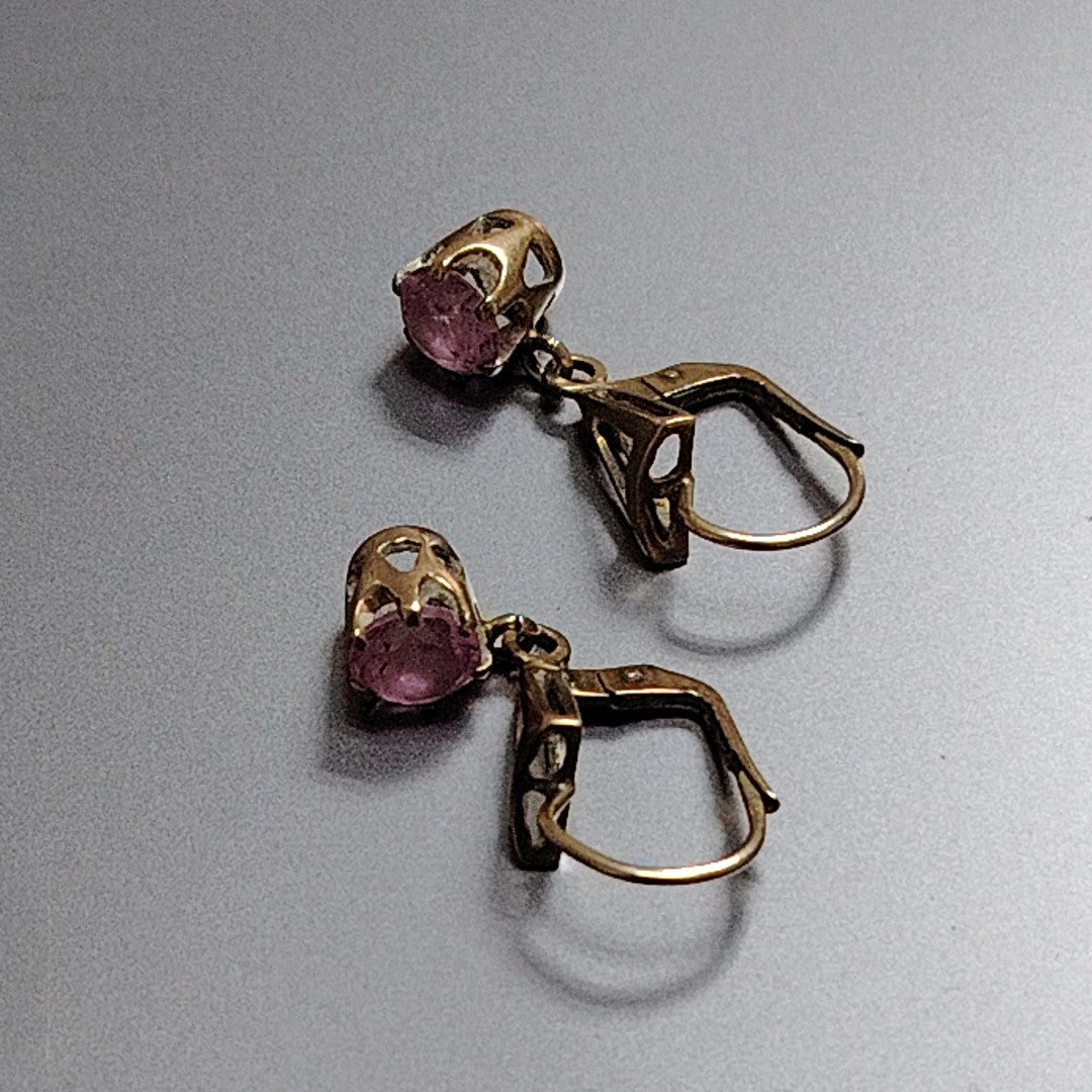 ARETES PAR ORO 14 K 2,80 GRMS (SEMINUEVO)