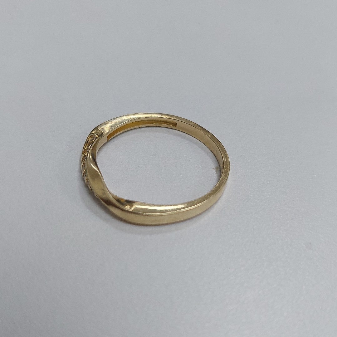 ANILLOS C/CIRCONIA ORO 10K TALLA 8 1.8 GR (NUEVO)
