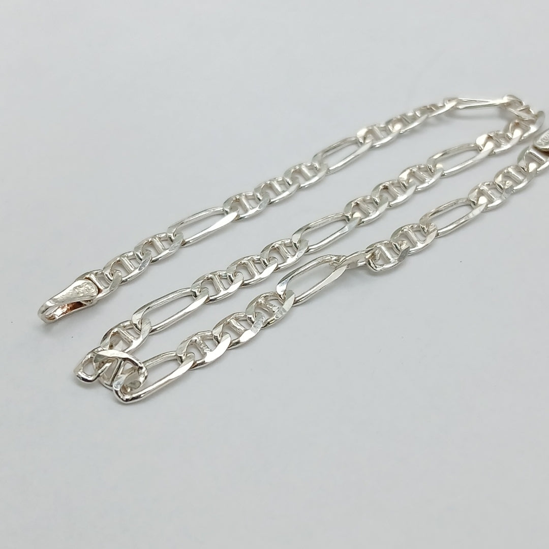 PULSERA TEJIDO 3X1 PLATA .925 16 CM 2.8 GR (NUEVO)