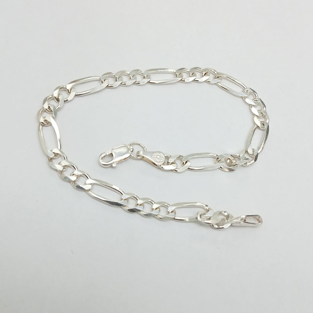 PULSERA TEJIDO 3X1 PLATA .925 18 CM 5.9 GR (NUEVO)