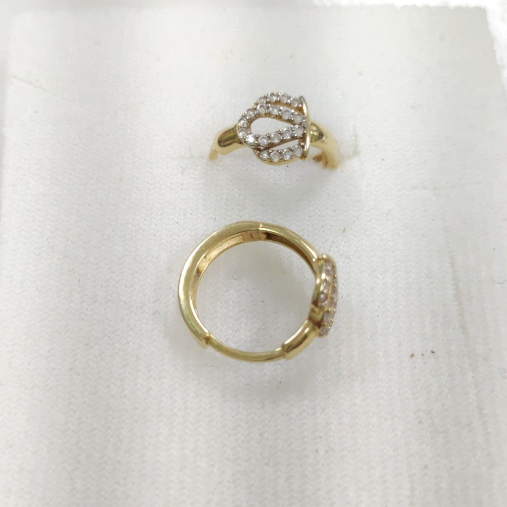 ARETES PAR ORO 14 K 2,10 GRMS (SEMINUEVO)
