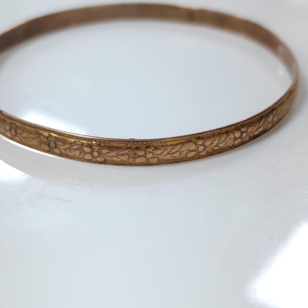 PULSERA RIGIDA ORO 10 K 7,50 GRMS (SEMINUEVO)