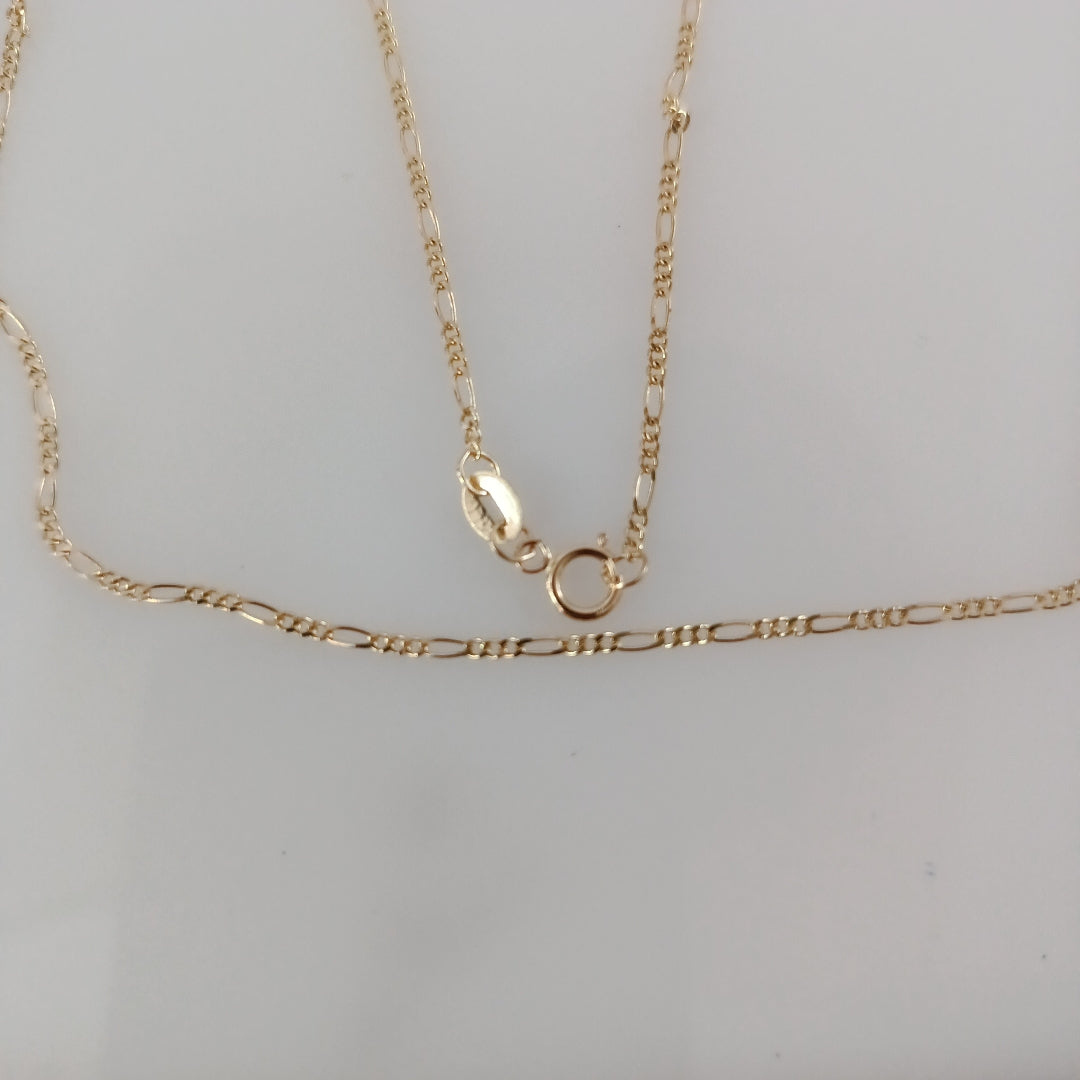 CADENAS TEJIDO 3X1 ORO 14K 55 CM 2.7 GR (NUEVO)