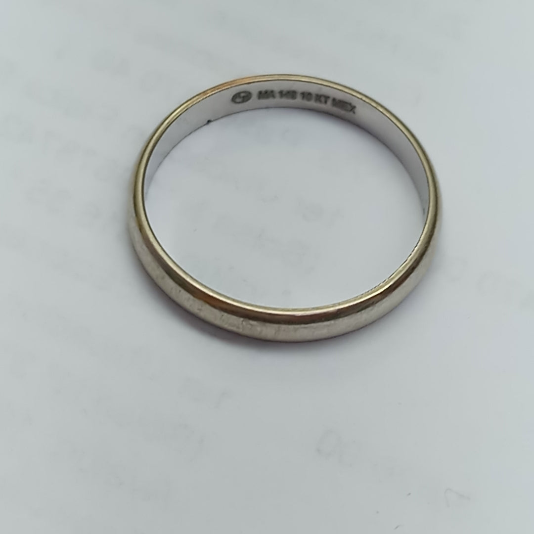 ARGOLLA ORO BLANCO 10 K 1.7 GRMS (SEMINUEVO)