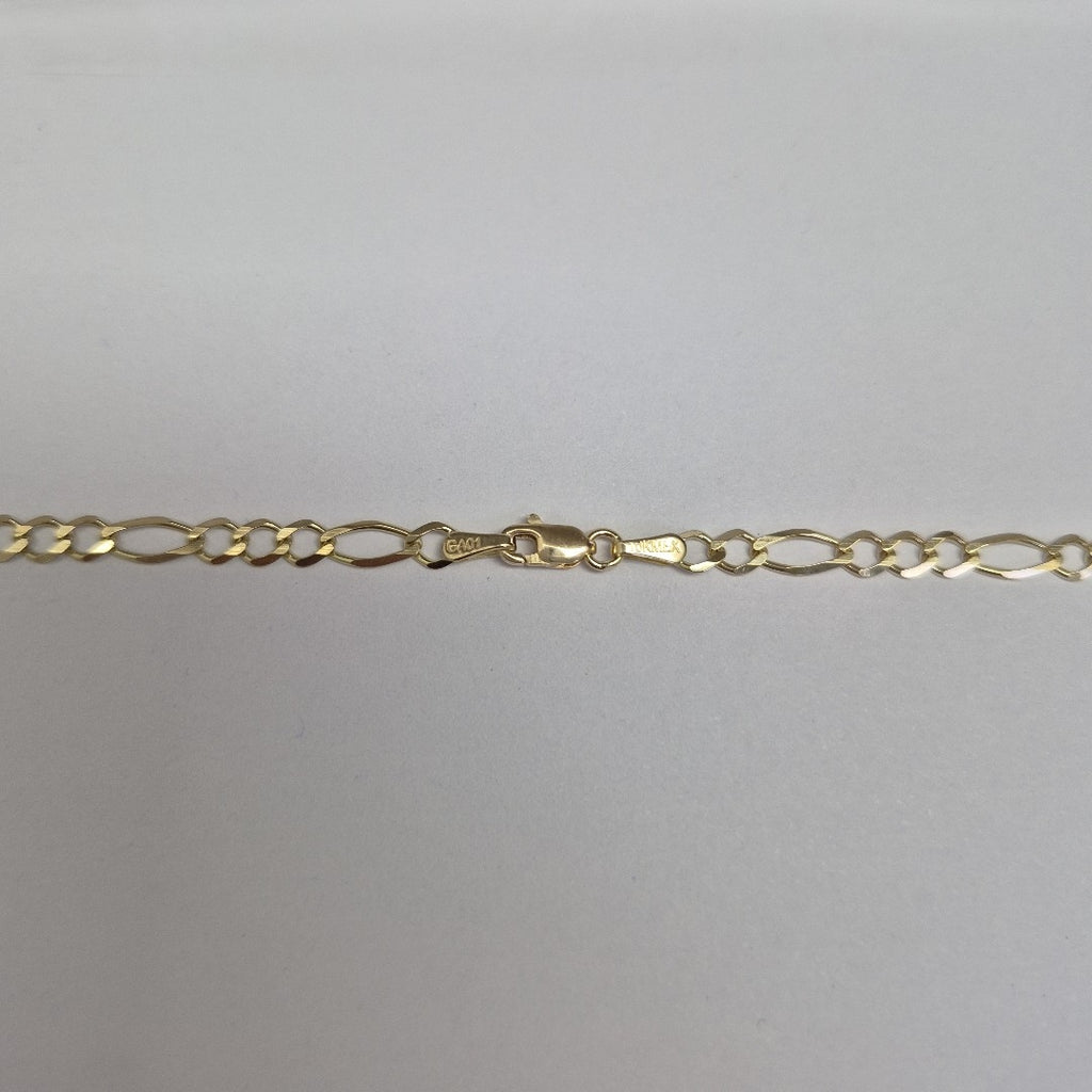 CADENAS TEJIDO 3X1 ORO 10K 55 CM 6.3 GR (NUEVO)
