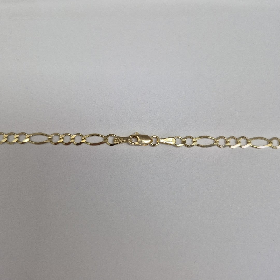 CADENAS TEJIDO 3X1 ORO 10K 55 CM 6.3 GR (NUEVO)