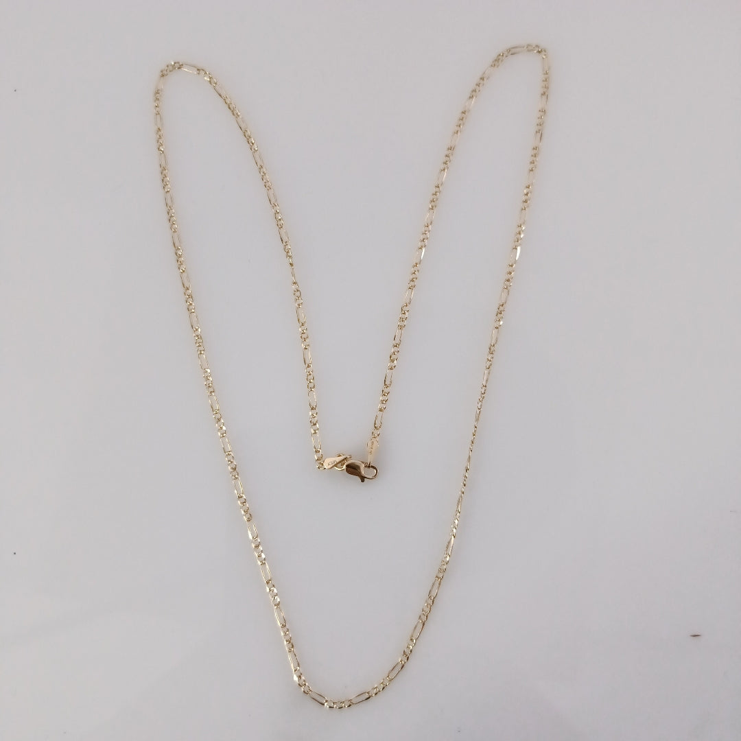 CADENAS 3X1 ORO 14K 55 CM 3.7 GR (NUEVO)